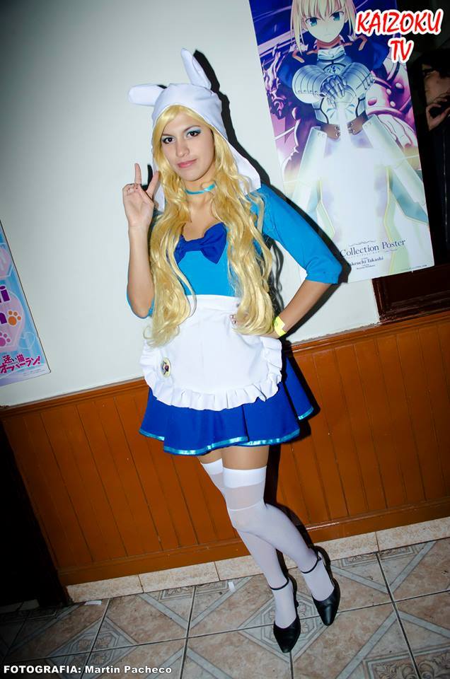 Cosplay Fionna: Adventure Time Maid Version