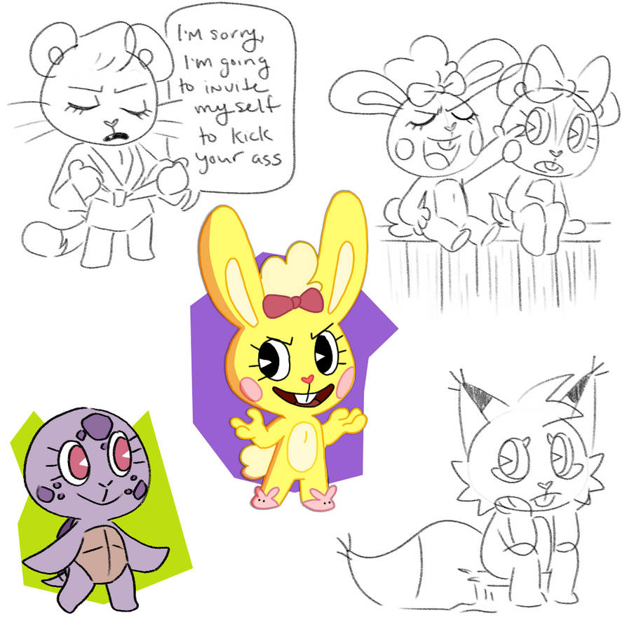 HTF Sketches/Doodles by Yana-W on DeviantArt