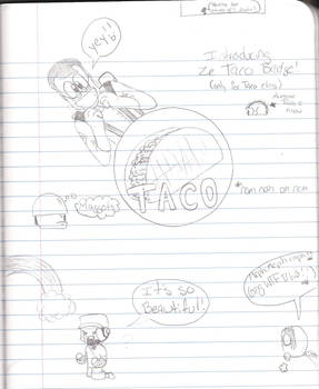 TF2 sketchs 2 and a Taco badge