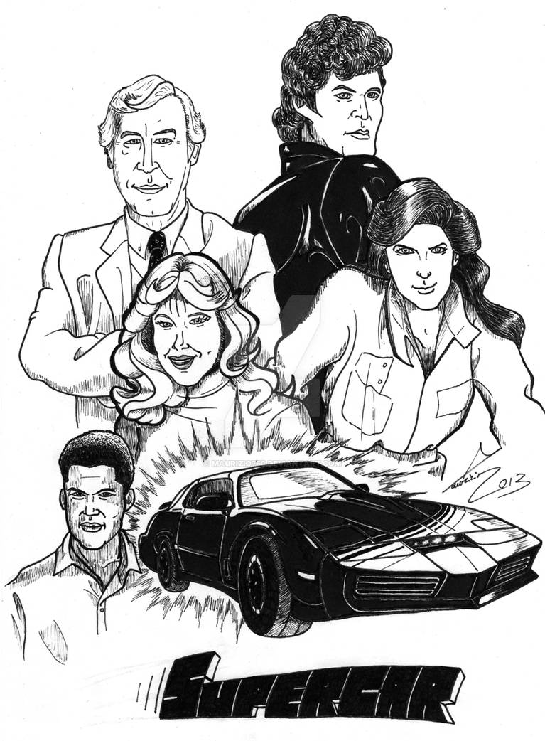 Knight Rider - Supercar - Disegno Reale by maurizio75g on DeviantArt