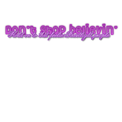 Texto Png - Don't Stop Believin'