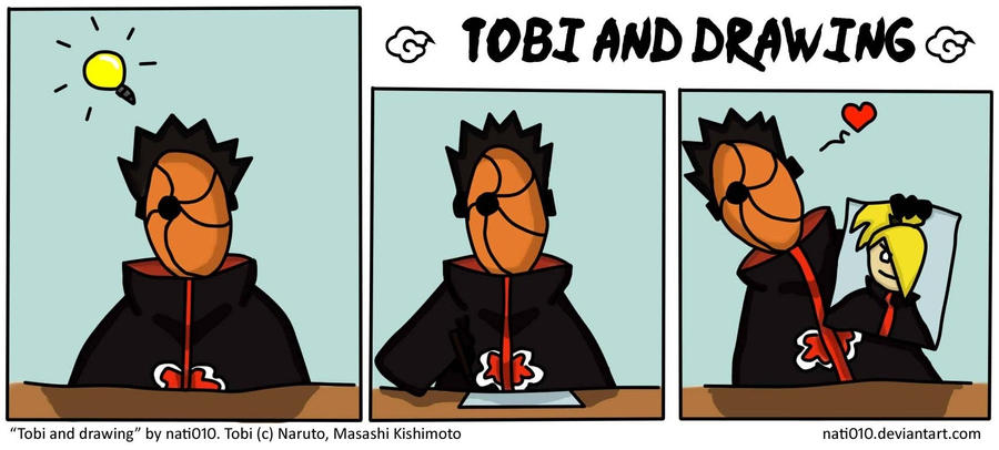 Tobi and drawing by nati010 on DeviantArt