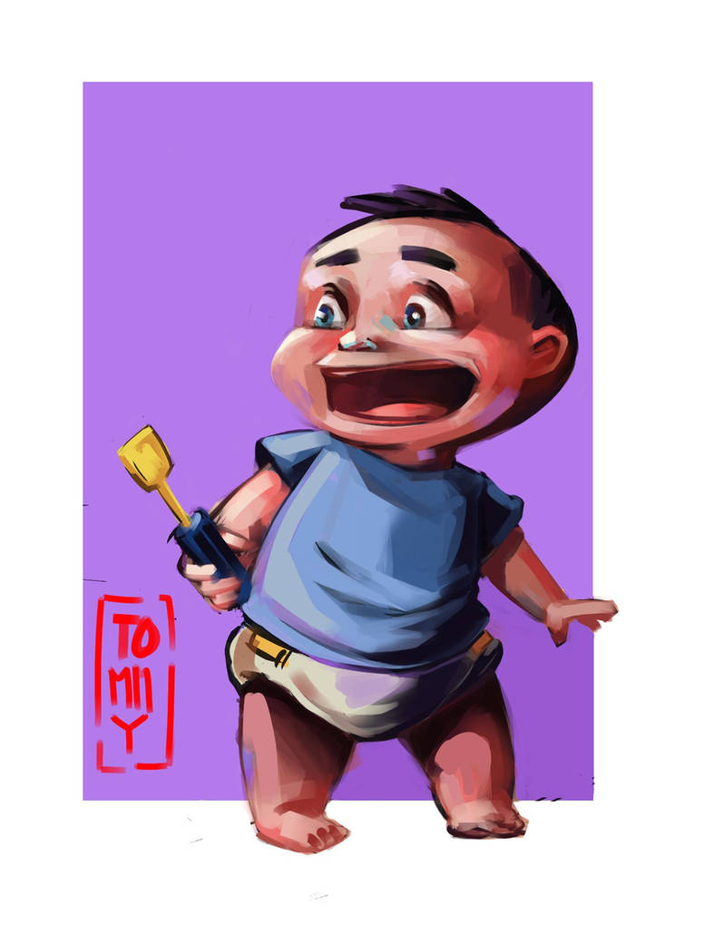 RUGRATS no.3: Tommy by donnatgonuts on DeviantArt