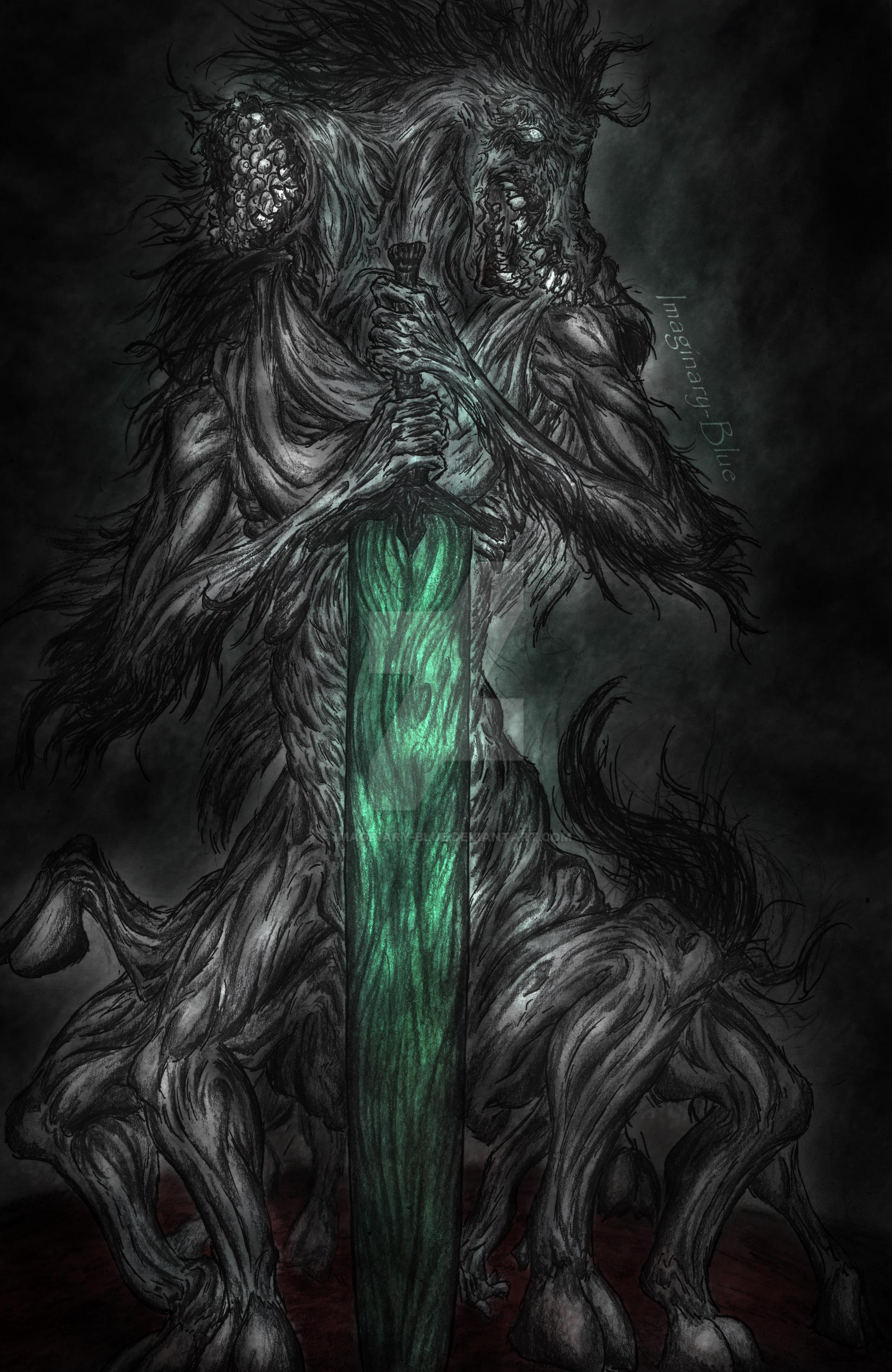 Bloodborne Ludwig The Accursed By Imaginary Blue On DeviantArt bloodborne-ludwig-the-accursed-by-imaginary-blue-on-deviantart