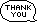 Emoticon / Speech Bubble - Thank You (br)