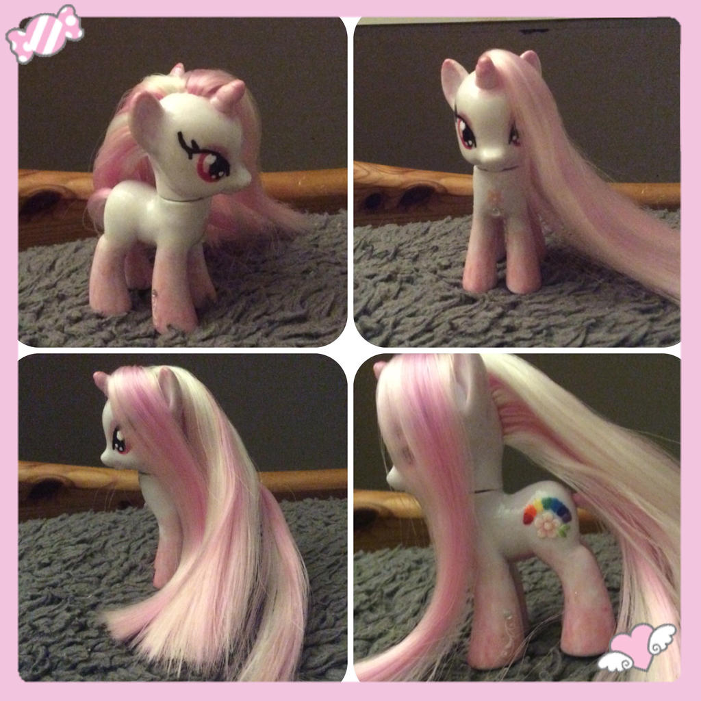 Custom MLP pony Rainbow Flower