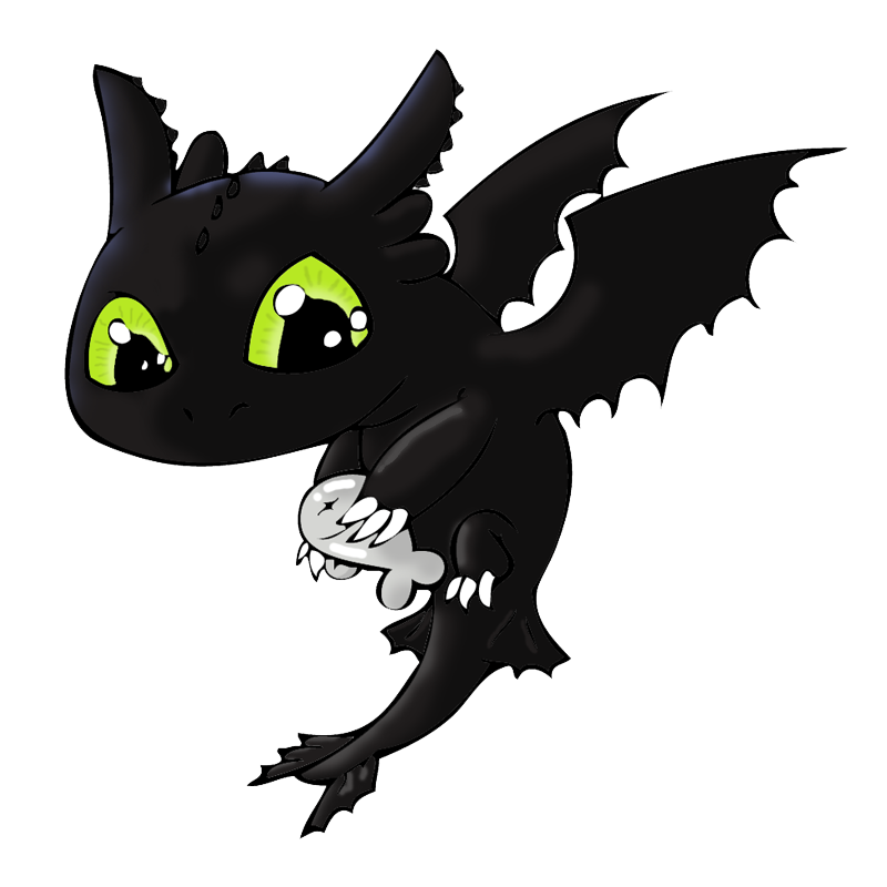 HTTYD- Chibi Toothless by YuzukiMadoko on DeviantArt