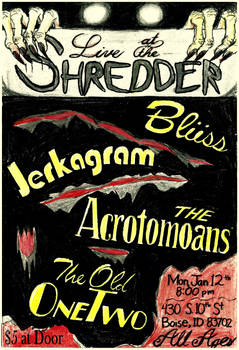 Live at The Shredder, Jan 12th