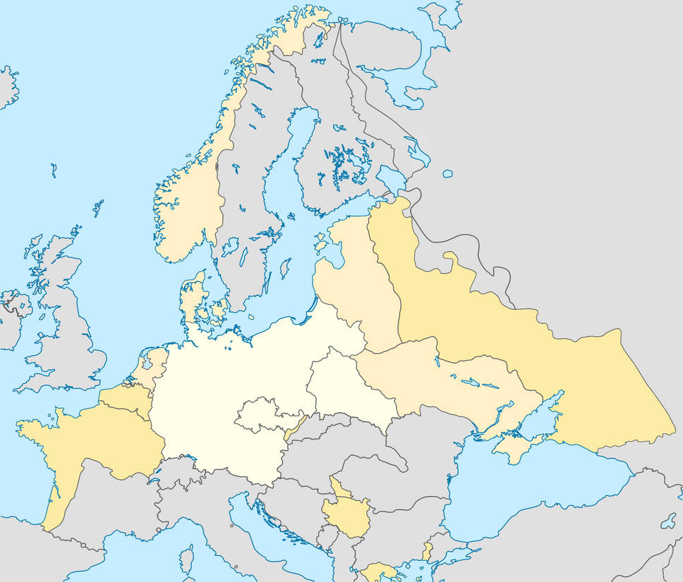 Territorial extent of the Third Reich (1942) by Yugomeister on DeviantArt