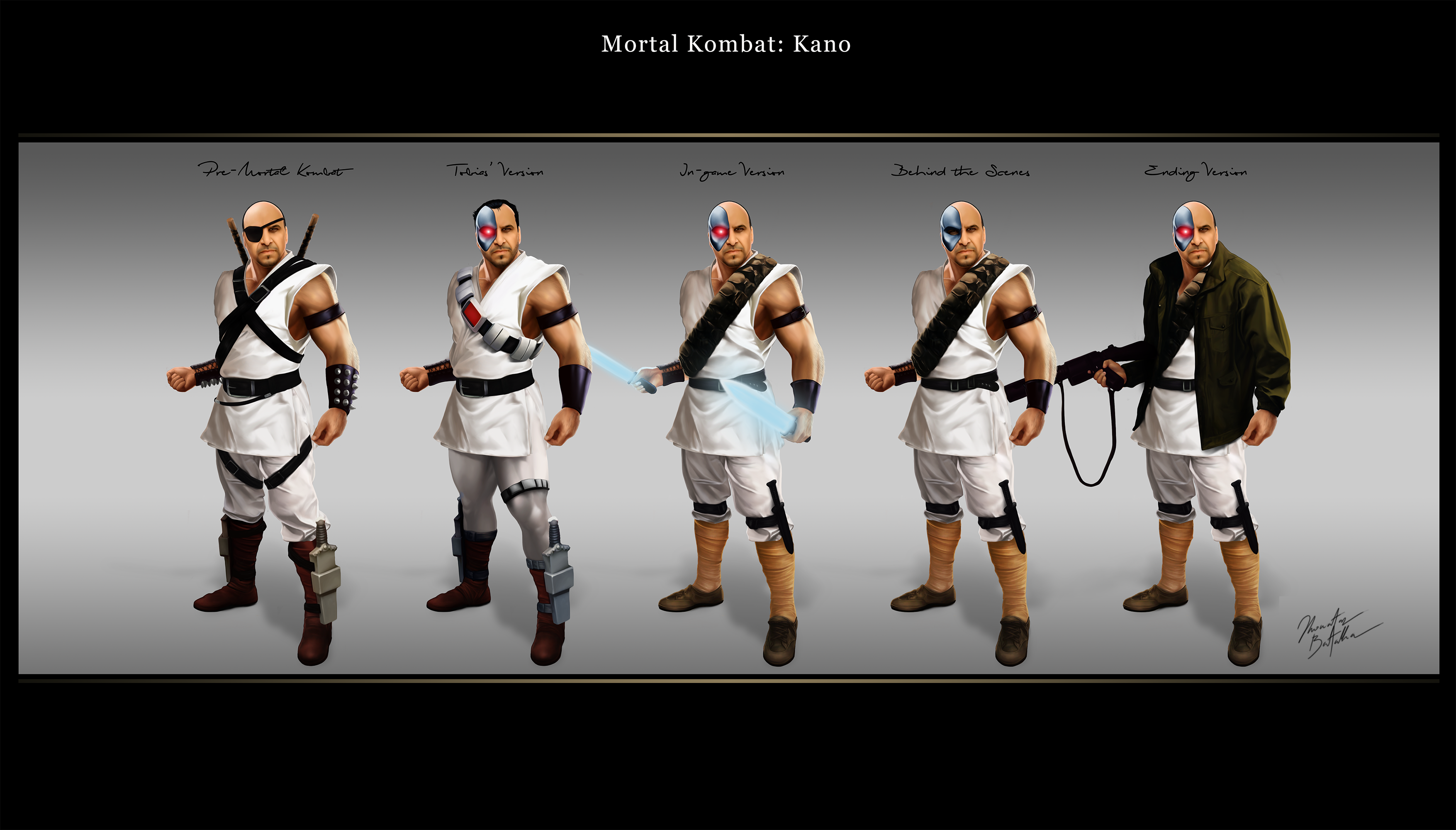 Mortal Kombat Bio Stills: KANO by CrucialSuicide on DeviantArt