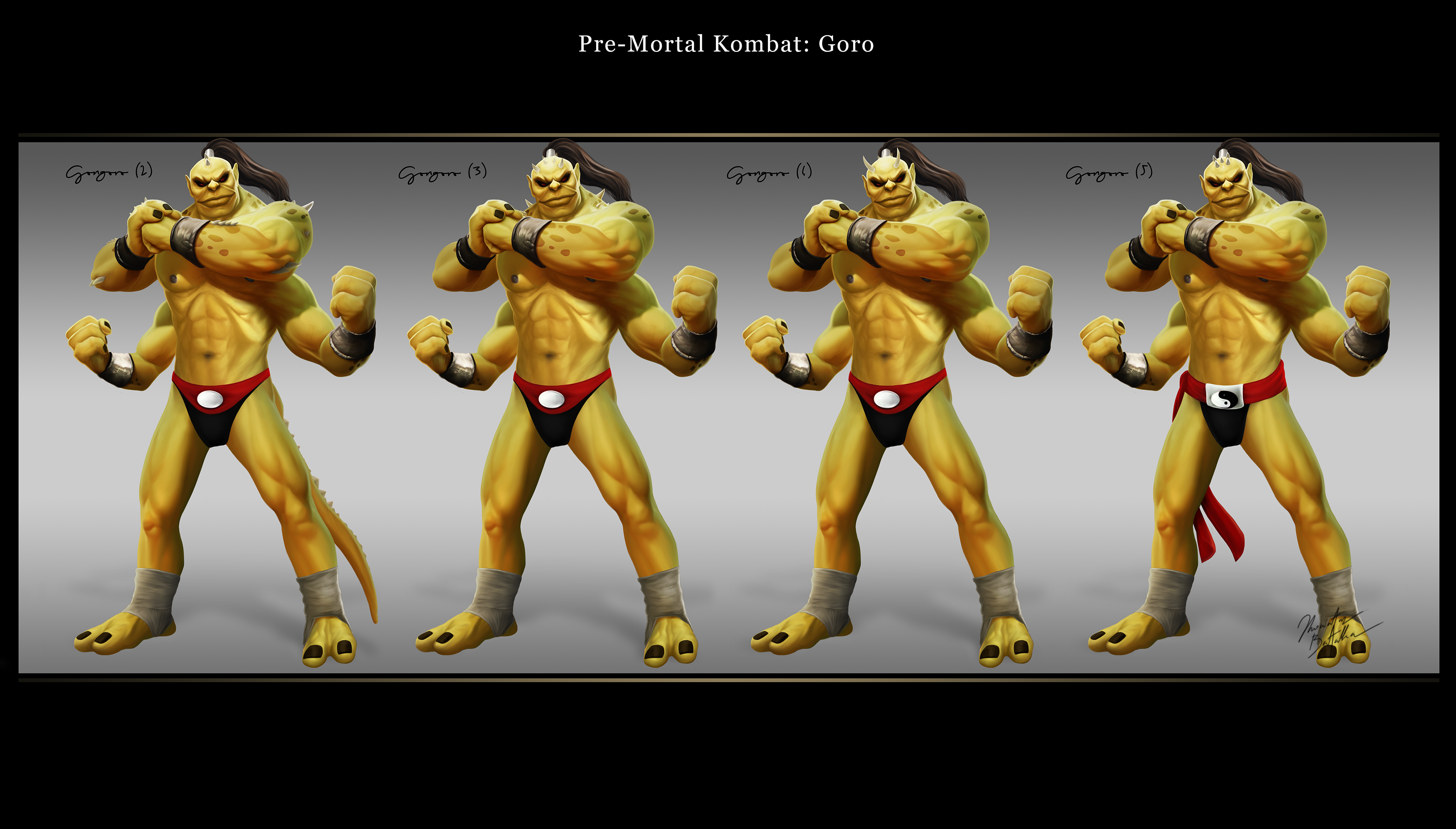 Pre-Mortal Kombat: Goro