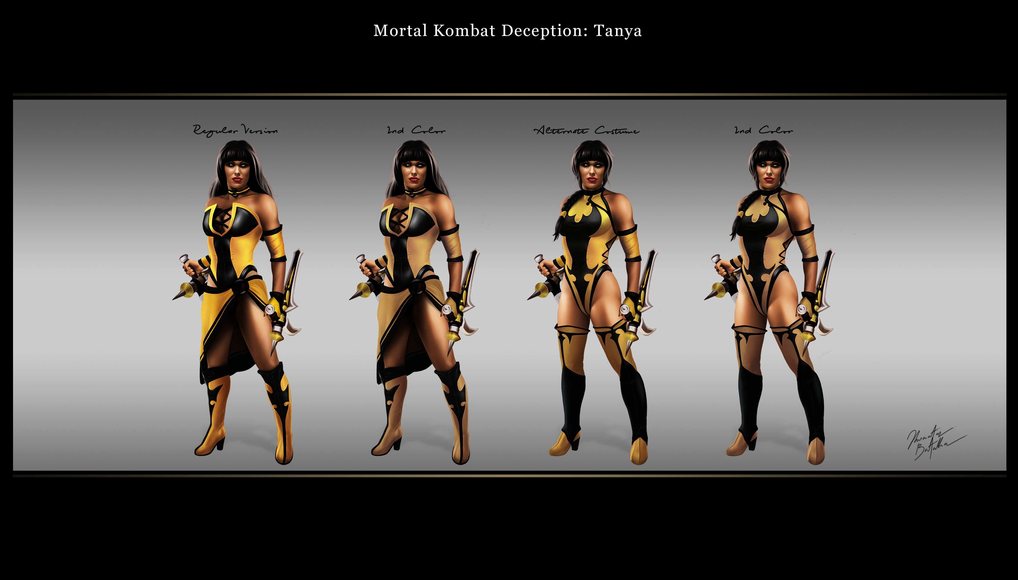 Mortal Kombat 4: Tanya by JhonatasBatalha on DeviantArt