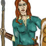 Queen Boudica With Shield
