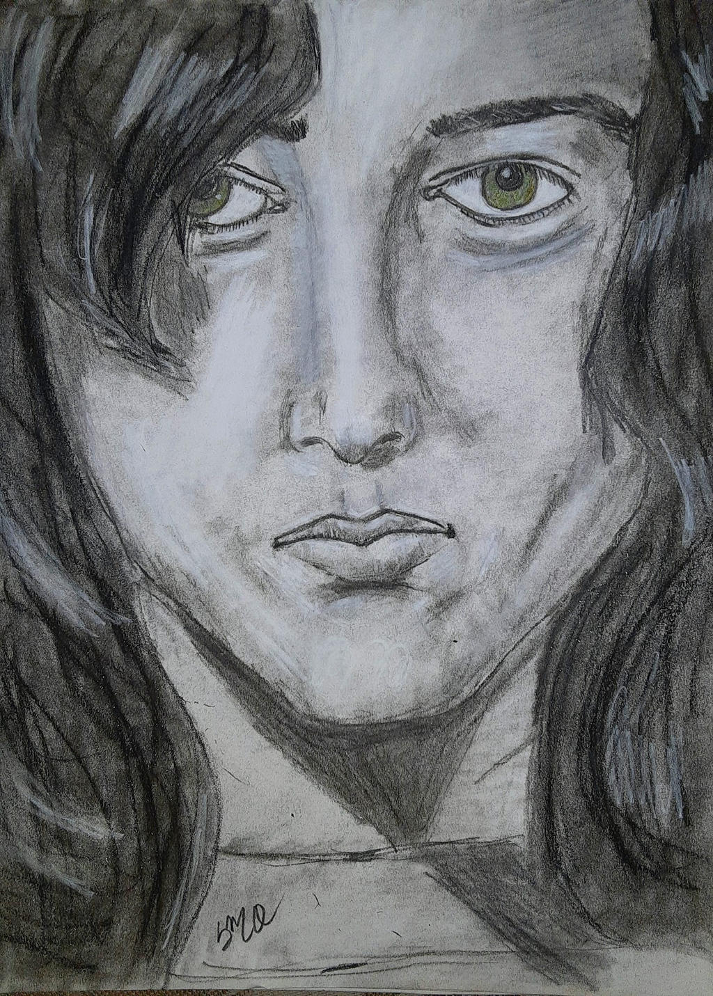 Jimmy Page Charcoal