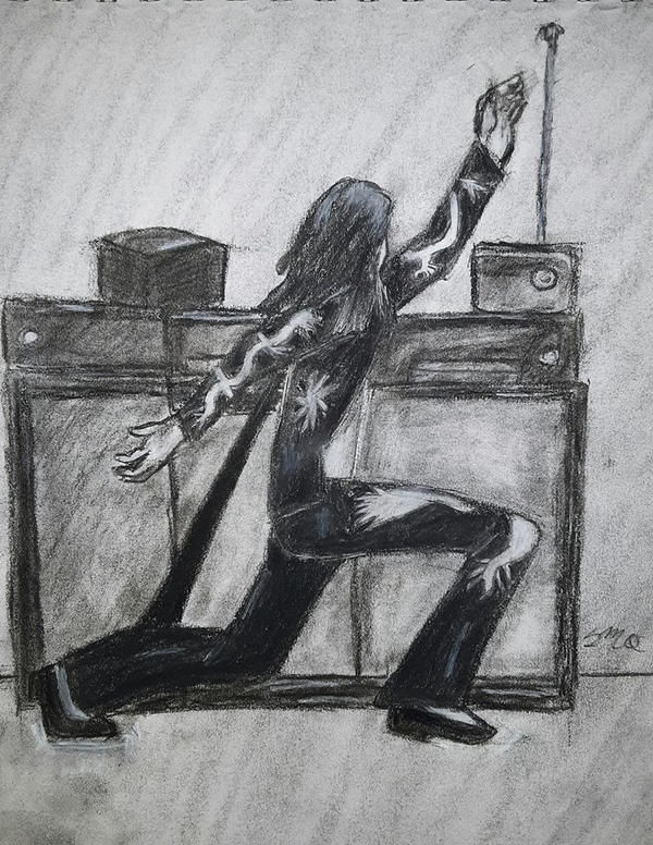 Jimmy Page with Theremin by Zandoz on DeviantArt