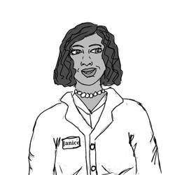 Ticket Counter Lady