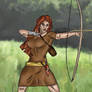 Aedrak with Bow
