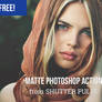 Free Matte Photoshop Action