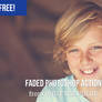Free Faded Photoshop Actions