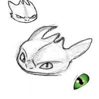 Toothless doodles :D