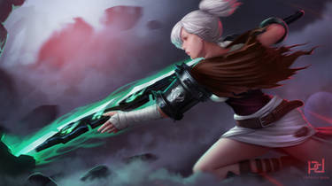 Riven - The Exile League of Legends Fanart