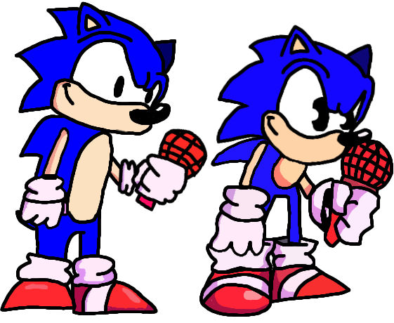 Normal Sonic Exe And Normal Sonic Encore by afnffan77 on DeviantArt