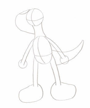 How I draw my Dino characters