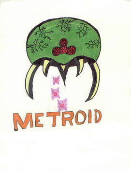 Colored Pencil Metroid Sketch