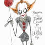 Pennywise in Tim Burton Style
