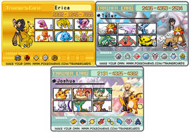 Friends Trainer Cards Part 1