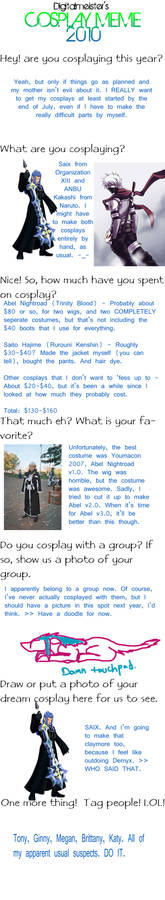 Cosplay meme 2010