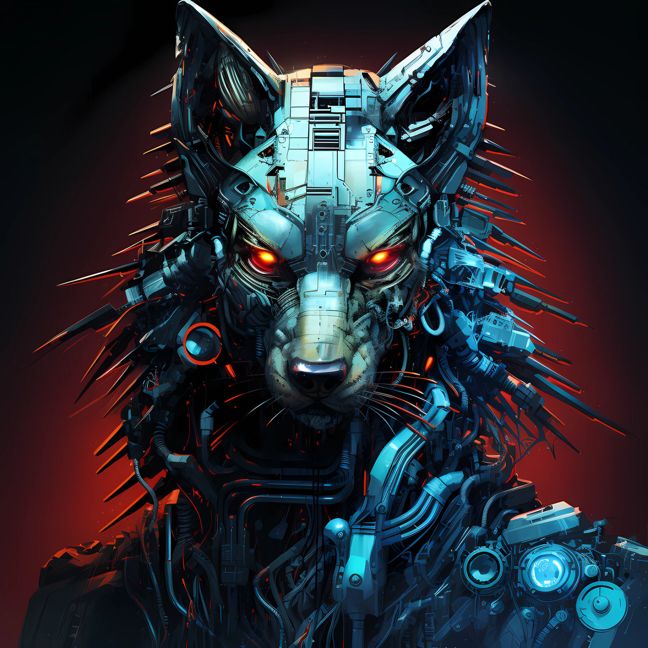 Computer Wolf Deviantart Old Cyber Wolf by thekingswolf on DeviantArt