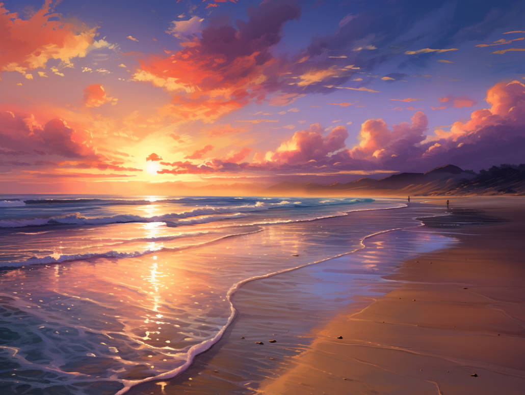 Beach Deviantart Background Beach Sunset v1 by thekingswolf on DeviantArt