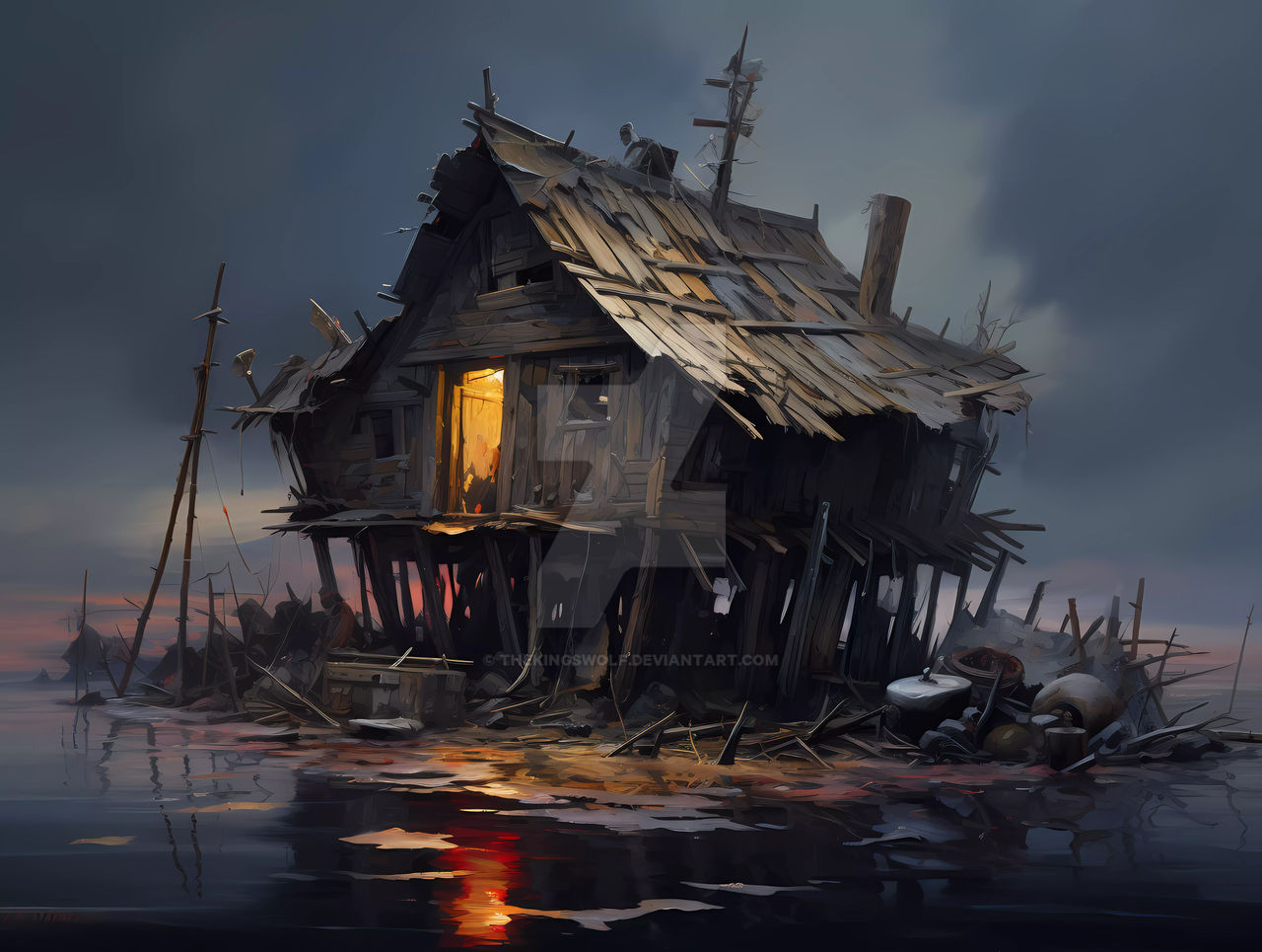 Shack Vector Deviantart Haunted Shack by thekingswolf on DeviantArt
