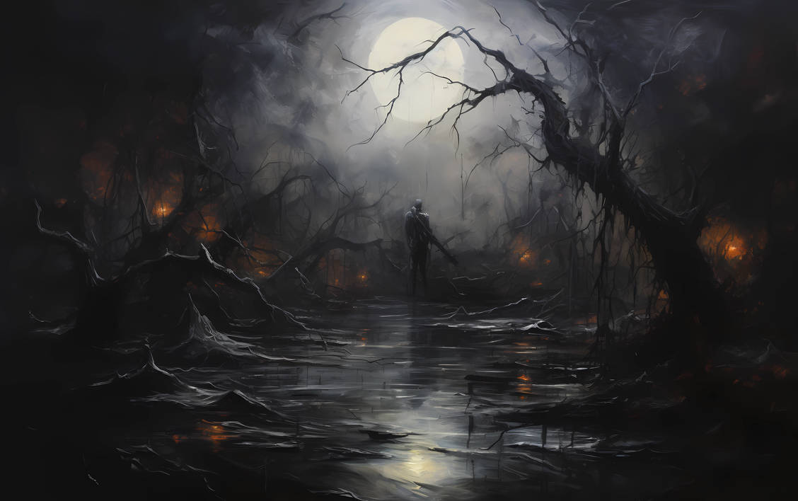 Hunted Moon Drawing Haunted Moon v1 by thekingswolf on DeviantArt