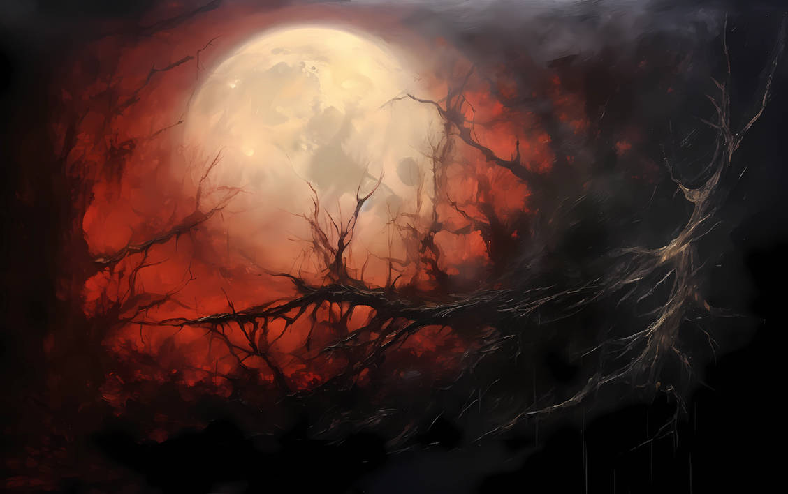 Haunted Moon v2 by thekingswolf on DeviantArt