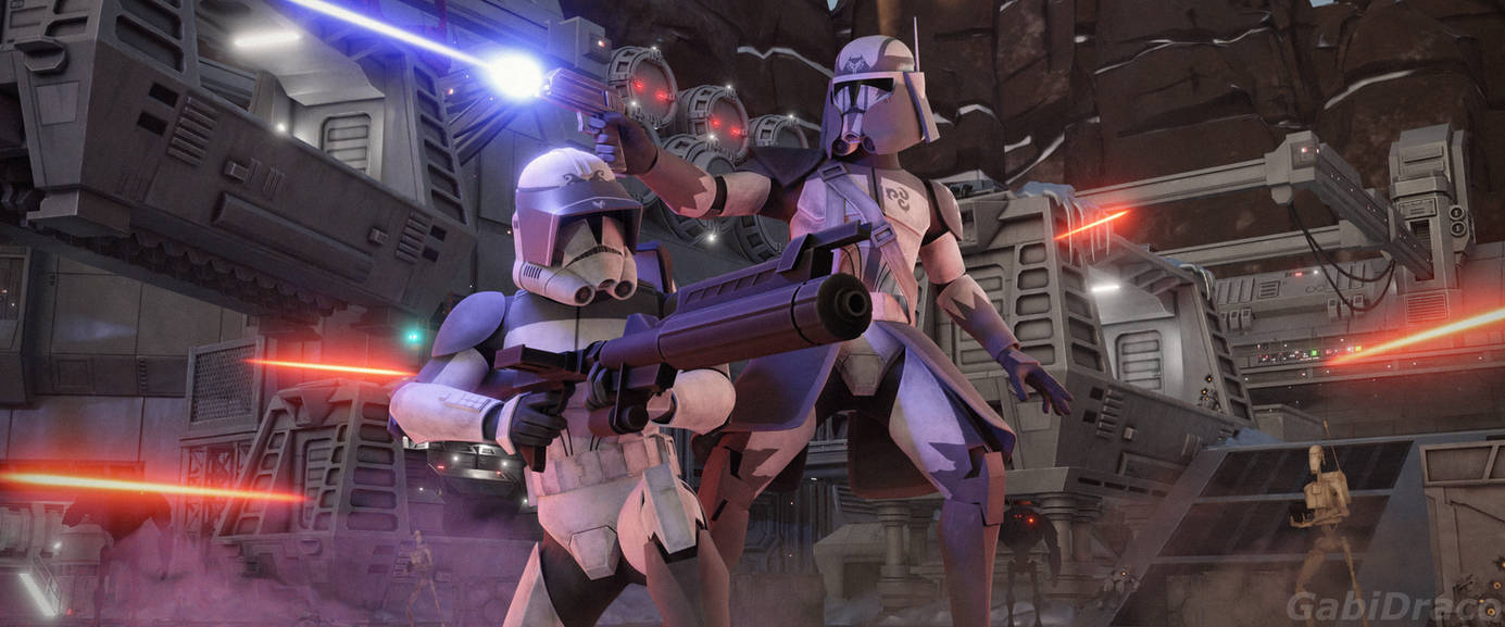 Red 104th 104th Clone Troopers Last Stand by Gabidraco on DeviantArt
