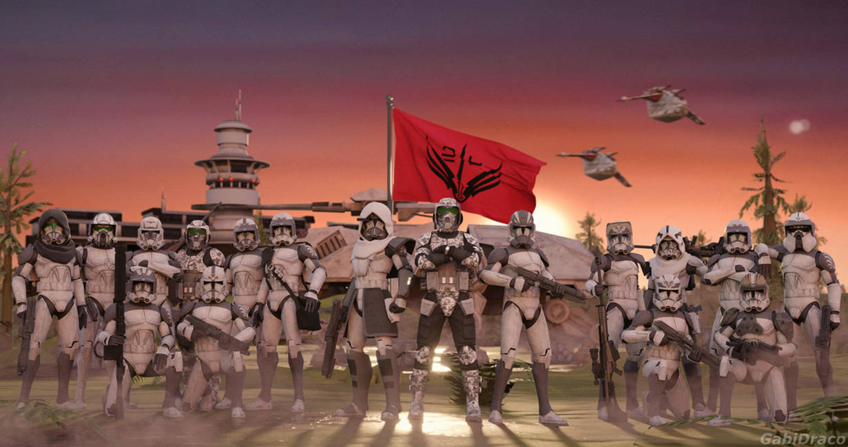 Red 104th 104th Battalion - 29th Valkyrie Company Clones by Gabidraco on DeviantArt