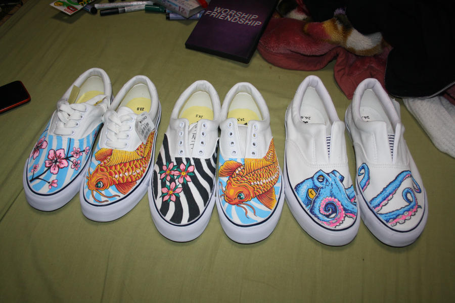 Custom Deviantart Shoes custom shoes by dannyPs-customs on DeviantArt