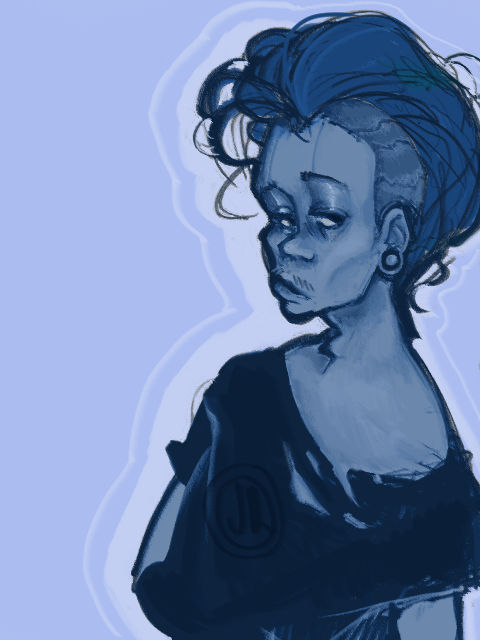 (feeling blue) by GrimmieJR on DeviantArt