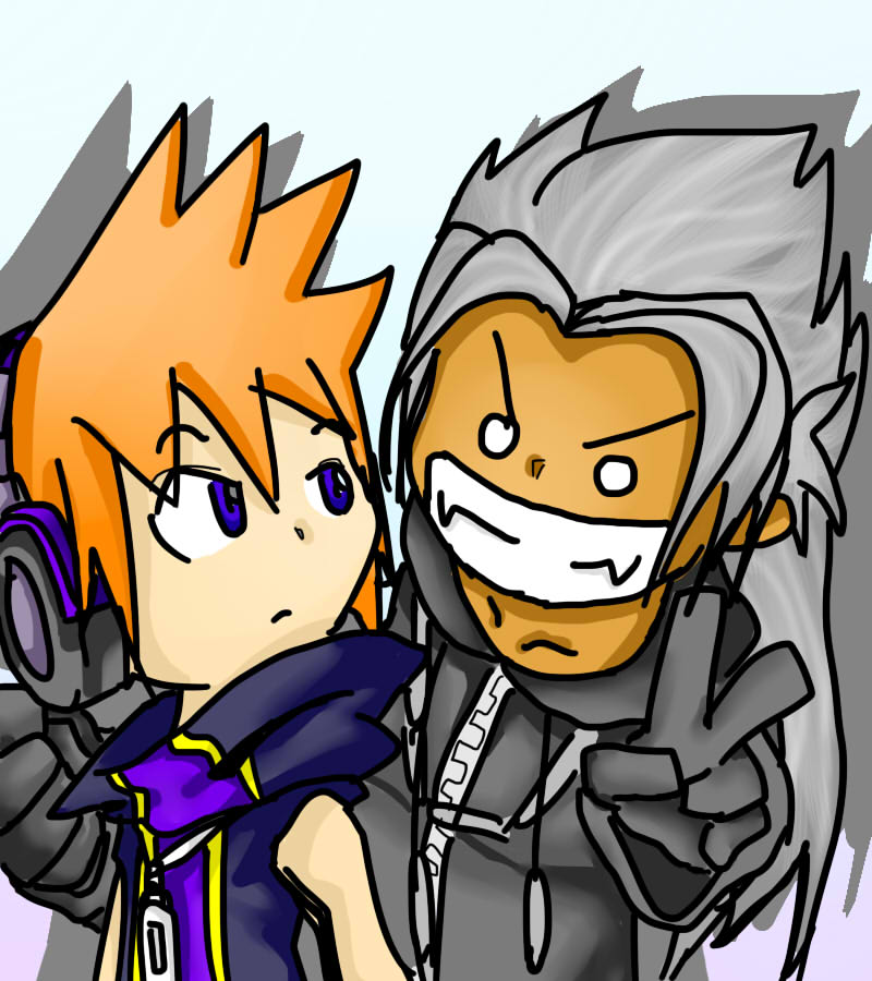 Neku and Xemnas