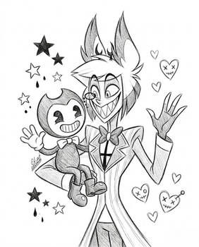 Alastor and Bendy