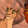 Simba and Nala, the Cubs of Zira Grown up.