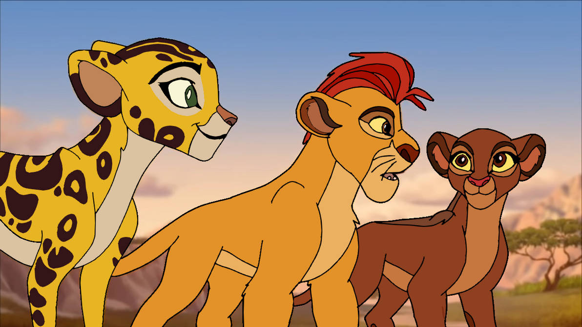 Fuli, Kion and Rani Base (With Background) by Moon-Dust-Eclipse on ...