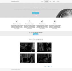 Example theme for my CMS