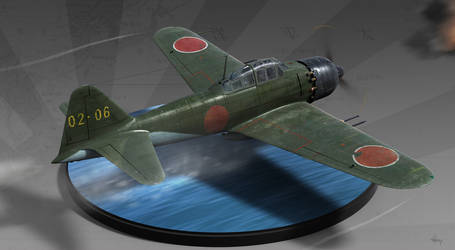 A6M5c Zero - Diorama