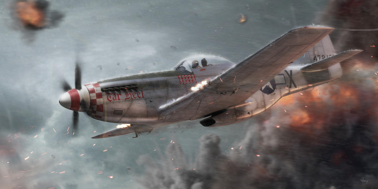 American P-51 Fighters Attack Tokyo, Incredible Remastered HD Footage