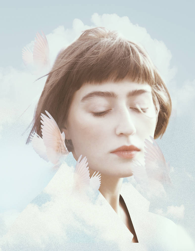 Jerrmie Poster: Portrait And Birds by jerrmie on DeviantArt