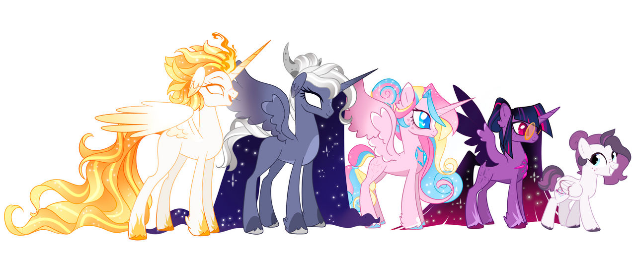 princess redesign mlp style by DamayantiArts on DeviantArt