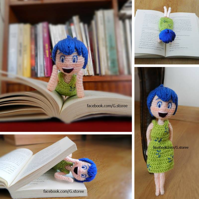 Joy inside out amigurumi pattern - crochet doll